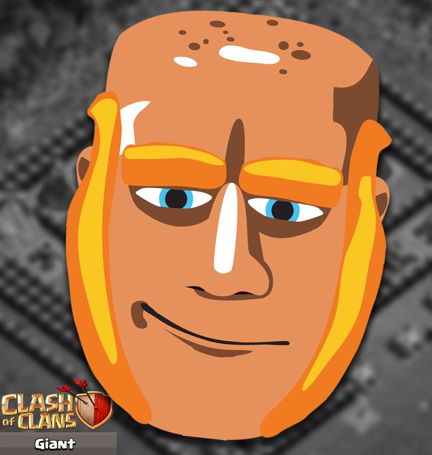 Clash of Clans - Giant - Mask