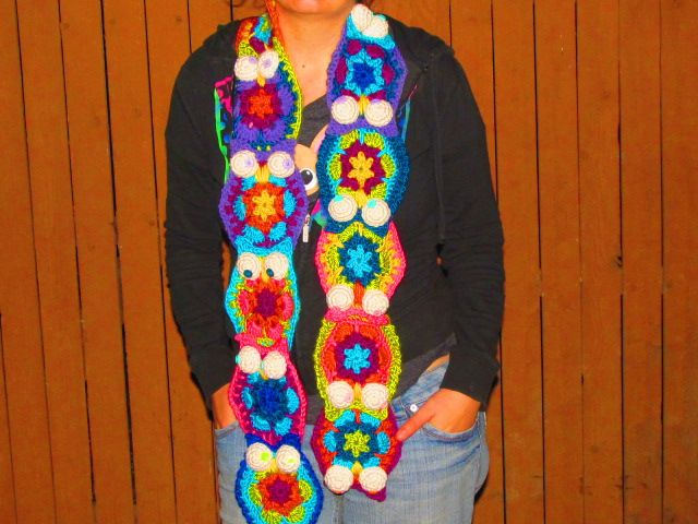 Awesome Stash-Busting Owl Scarf