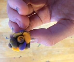 Play Doh or Clay Rose