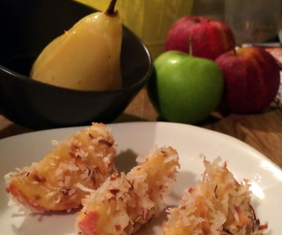 COCONUT CARAMEL APPLES