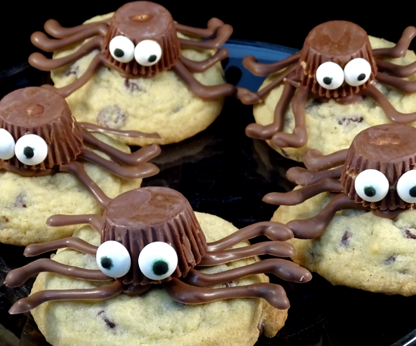 Halloween Spider Cookies
