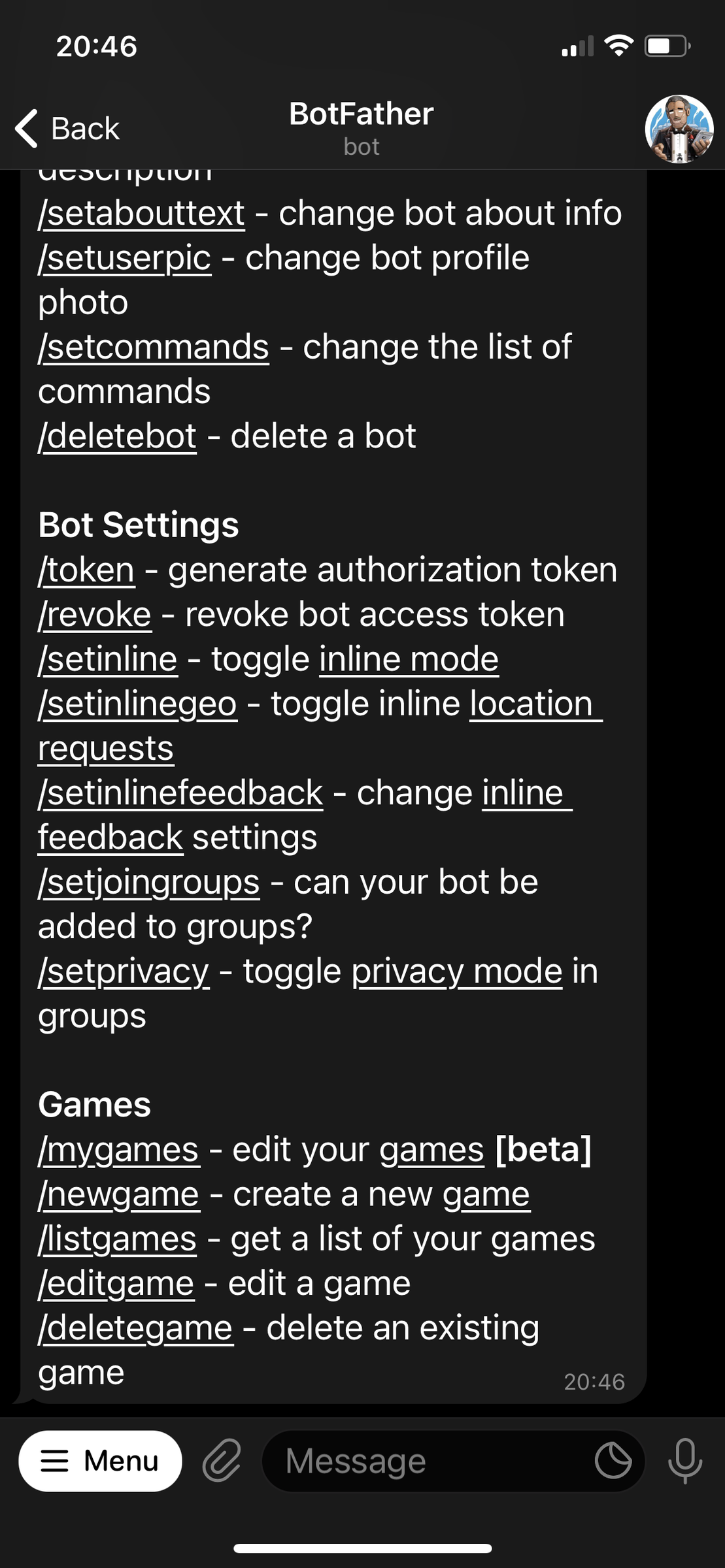 Telegram Bot Arduino