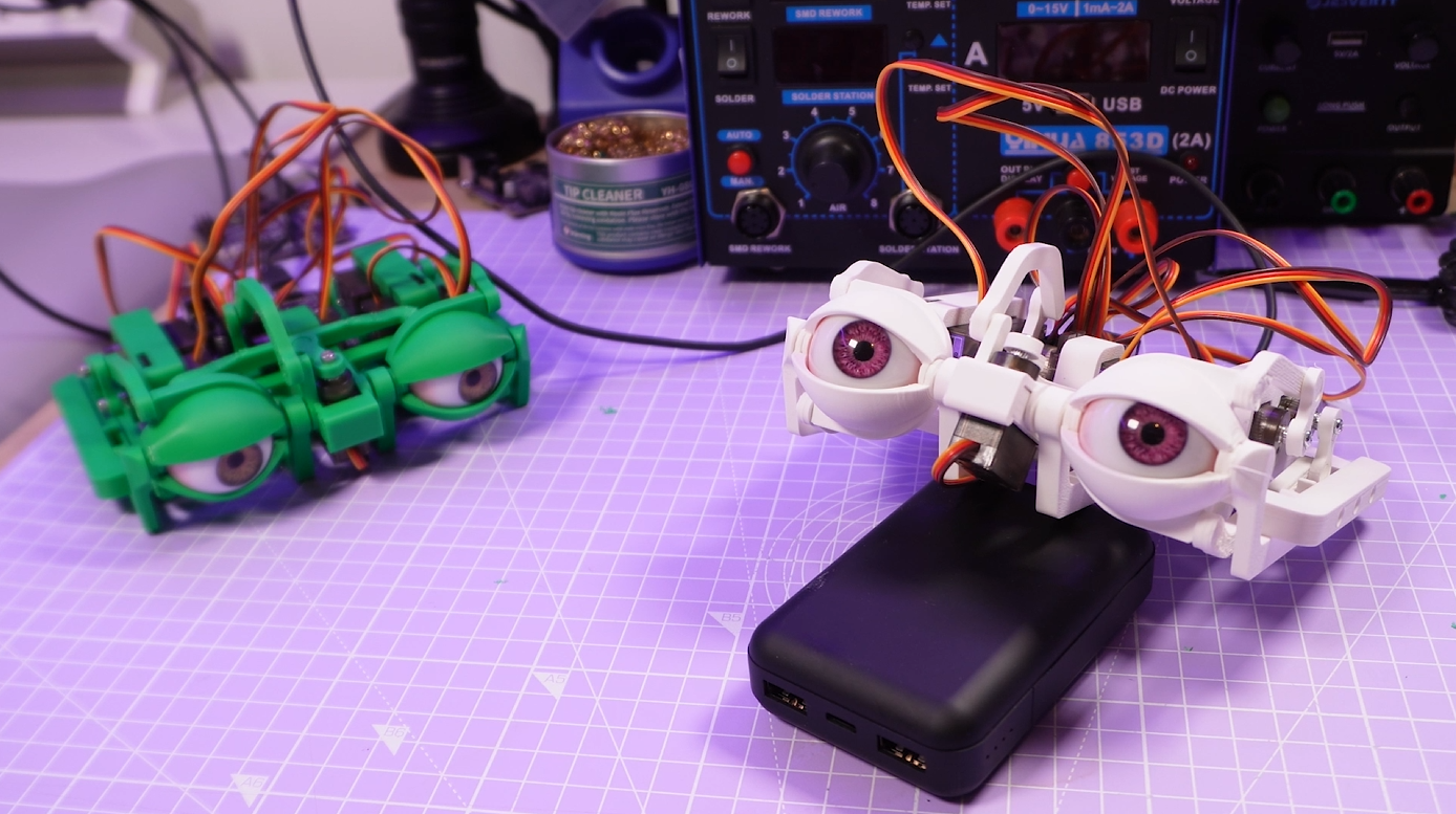 Moving Eye Module Animatronic Eye Mechanism : 6 Steps (with Pictures) - Instructables