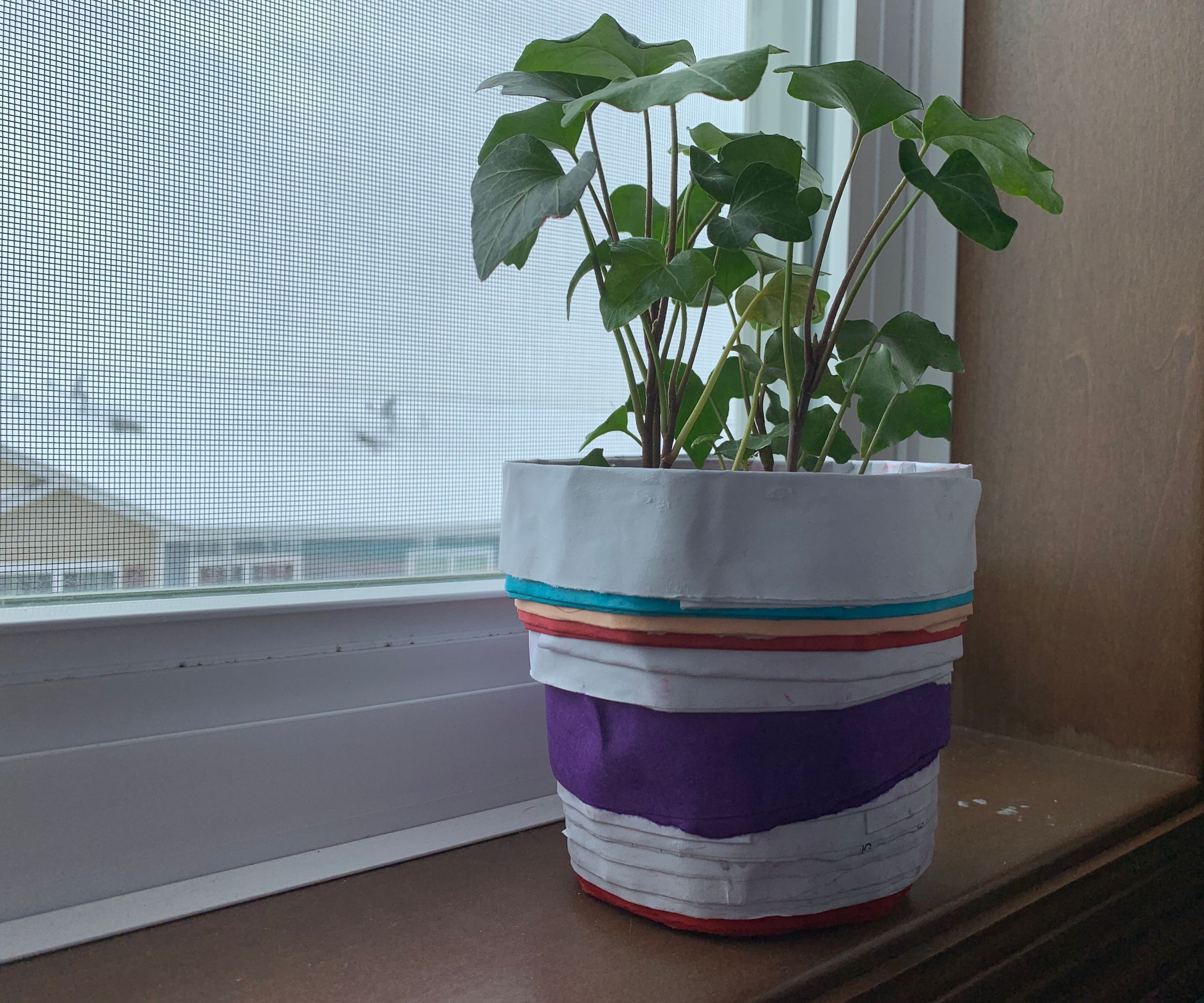 Paper Flower Pot