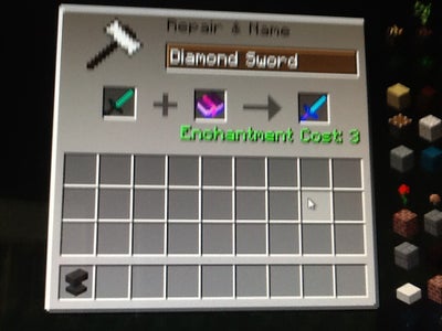 You Will Need an Anvil, a Weapon, and an Enchanted Book
