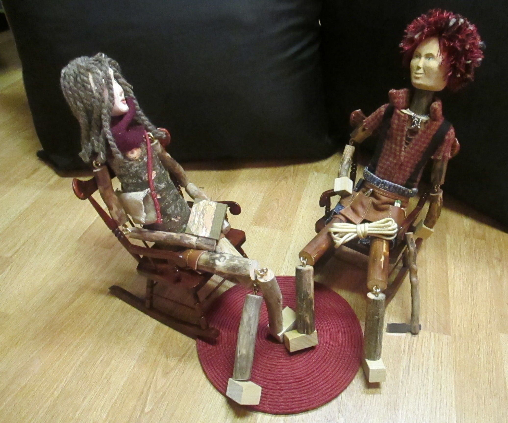 Martin the Lumberjack & His Friend Rebecca - Theatre Dolls