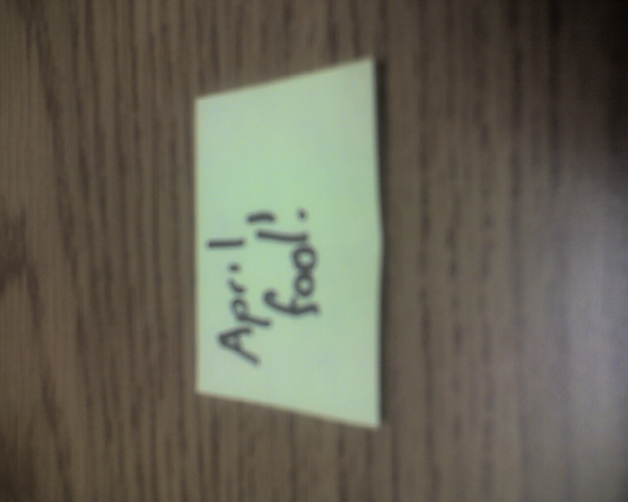 April Fool: the World's Simplest Stupid Office Trick