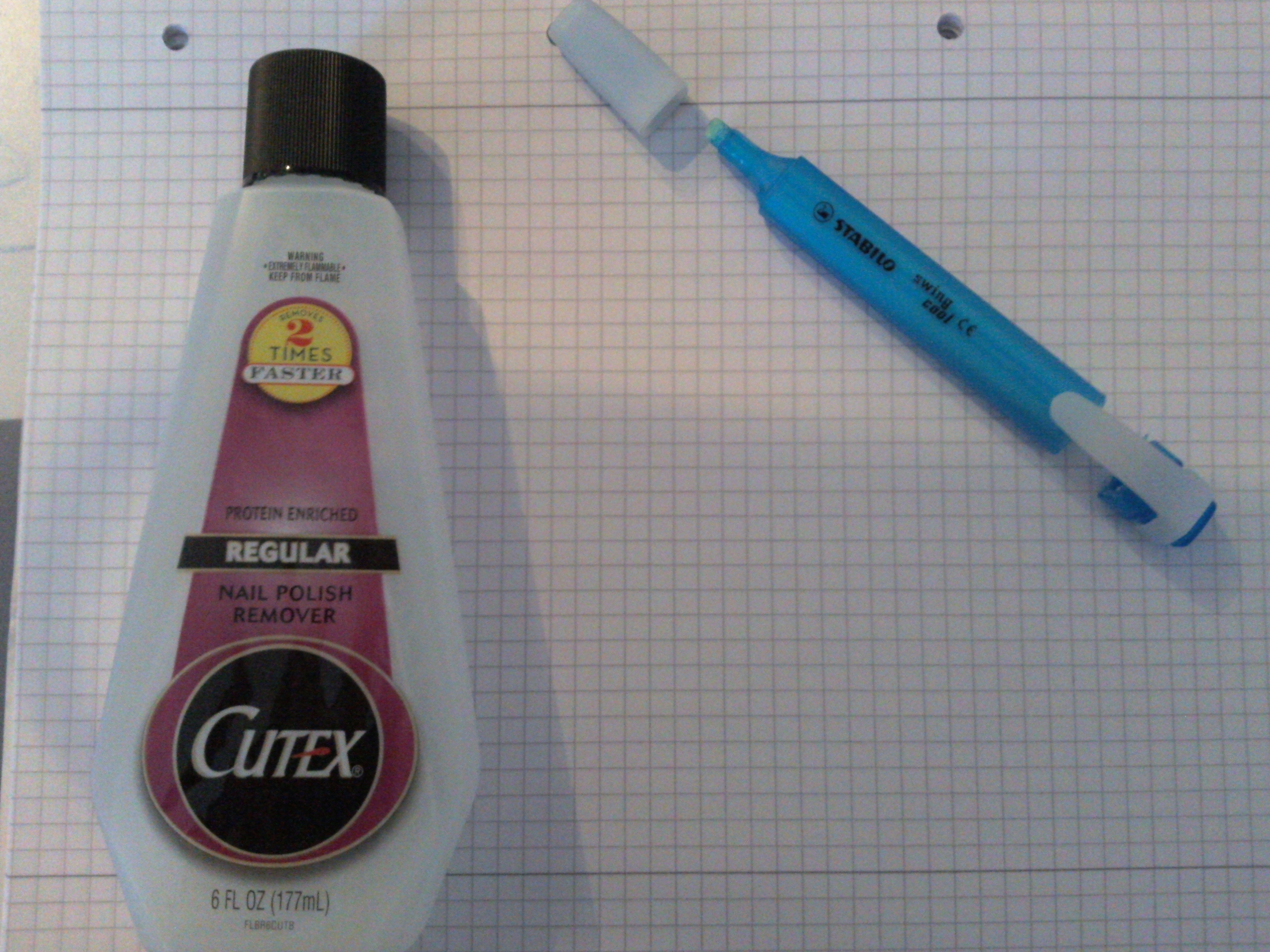 Make a Permanentmarkerremover! 4 Steps (with Pictures) Instructables