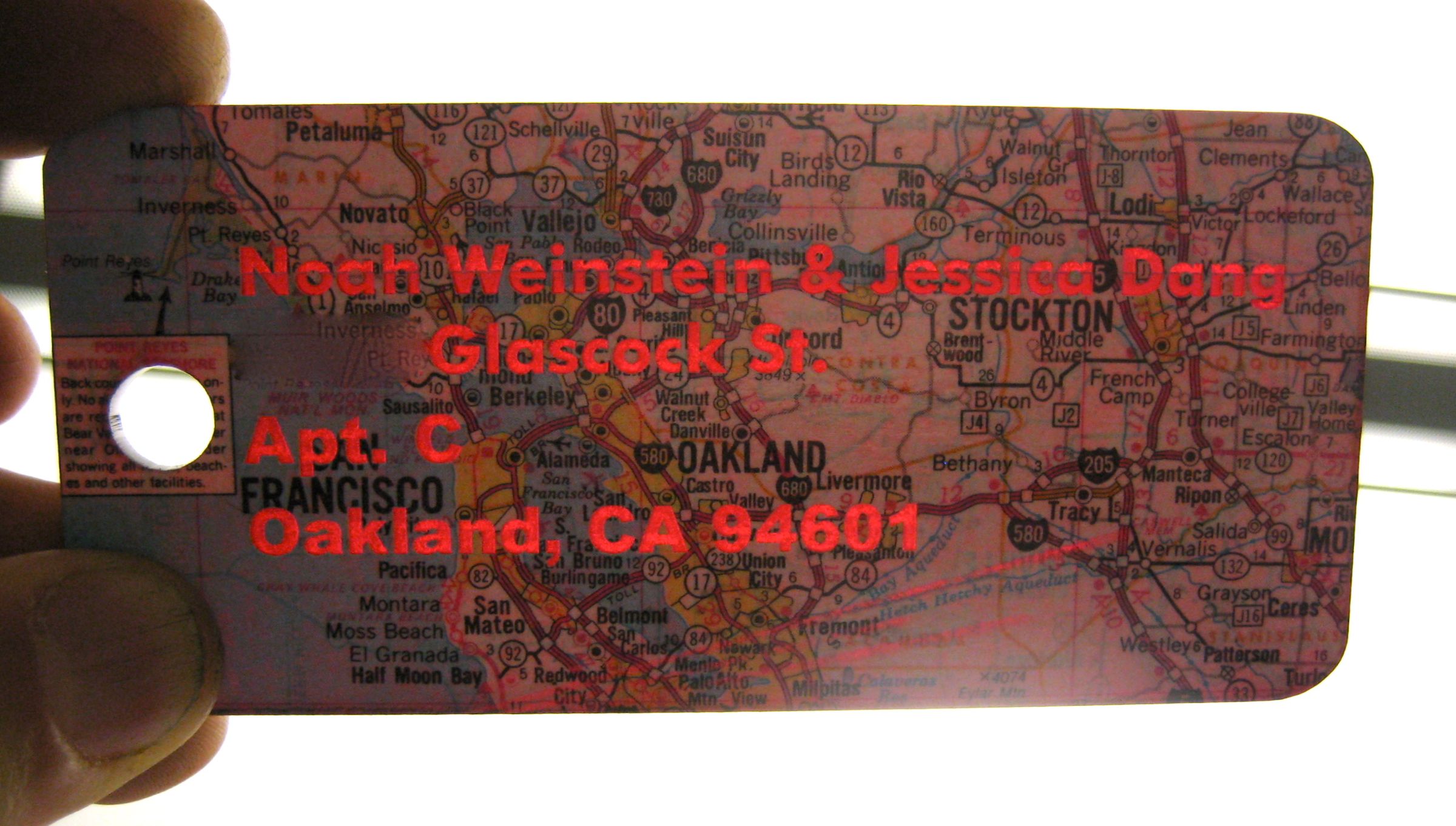 Laser Etched Luggage Tags