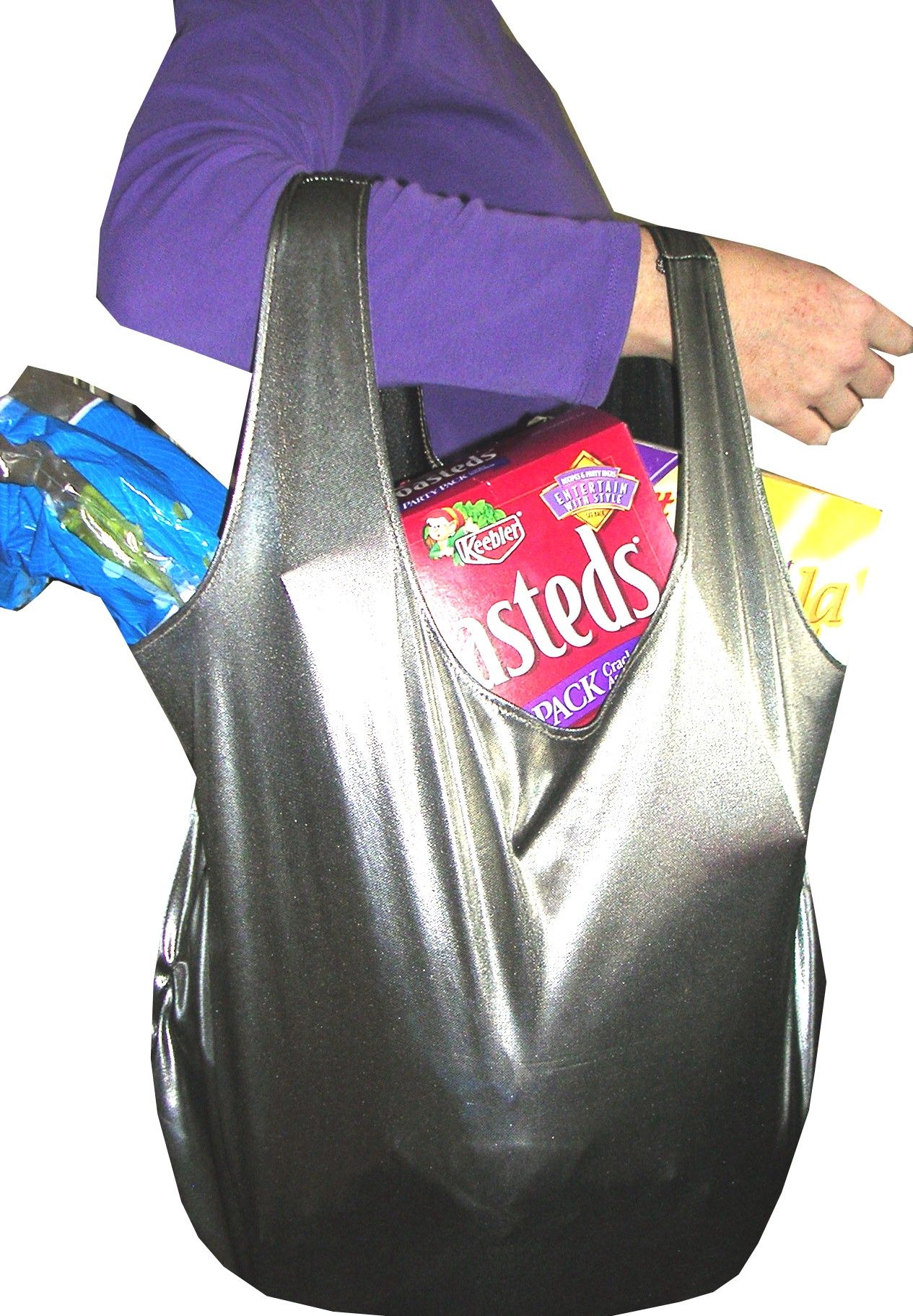 Reusable Shopping Bag Made From a Tank-Top