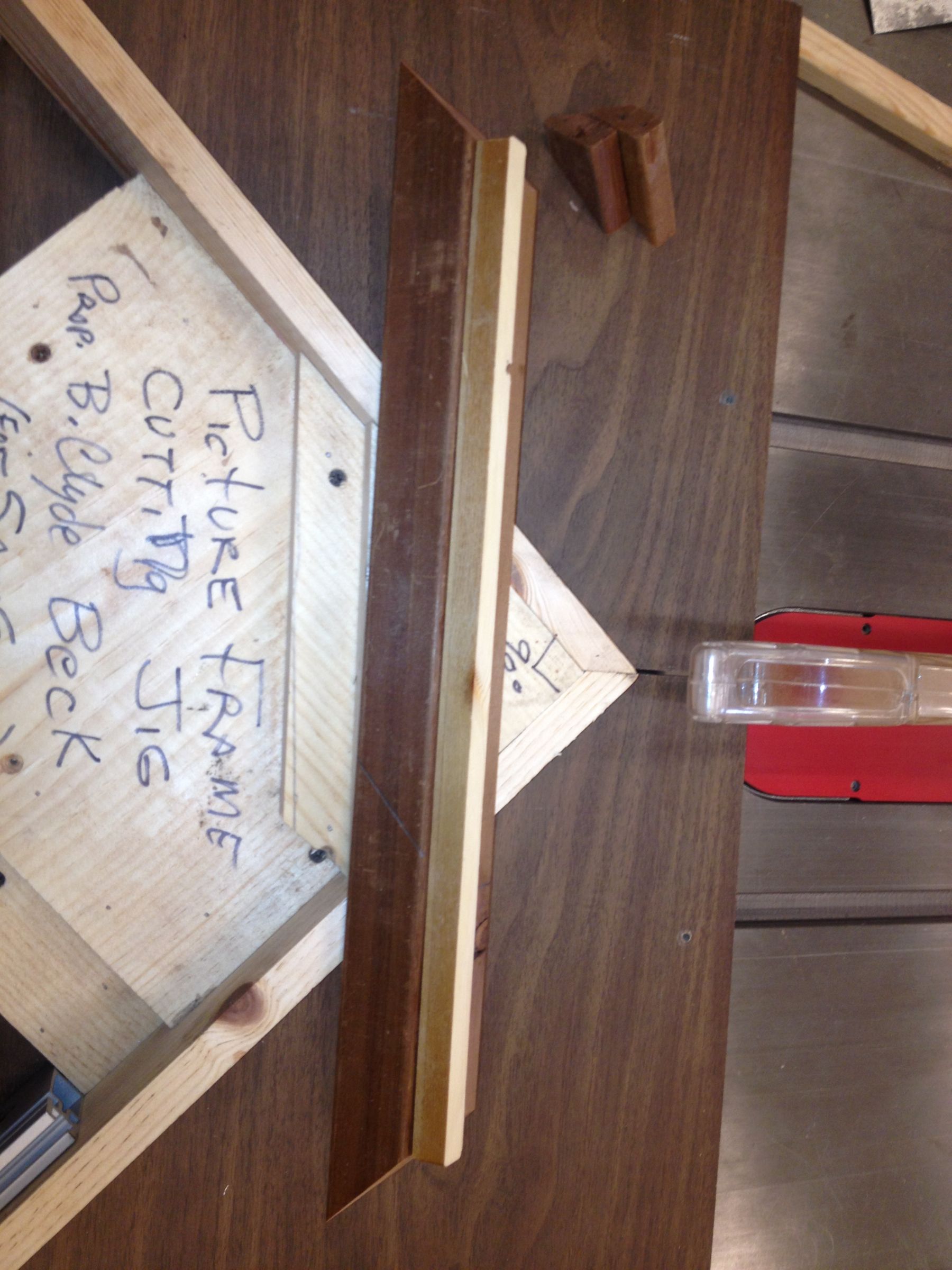 Picture Frame Jig for Table Saw 12 Steps Instructables