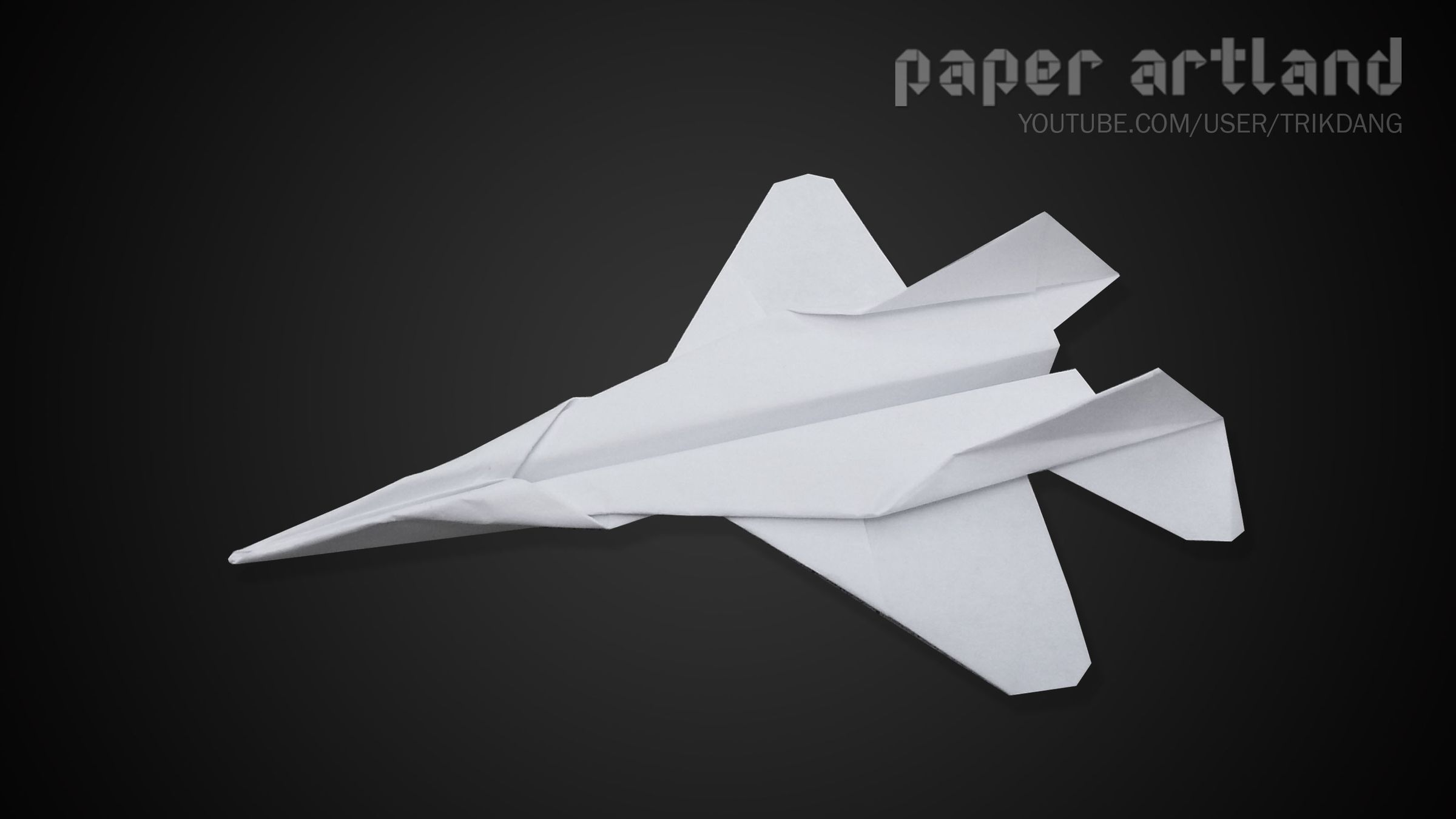 Paper Airplane Tutorial: How to Make the F-15 | Flyable