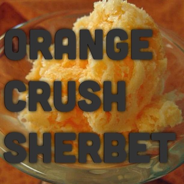 Orange Crush Sherbet 