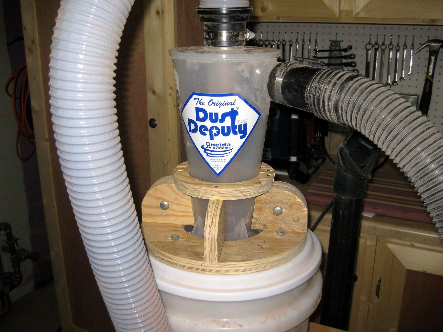 Dust Deputy Cyclone Shop Improvement