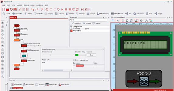 Android Controlled LCD Screen in Flowcode7