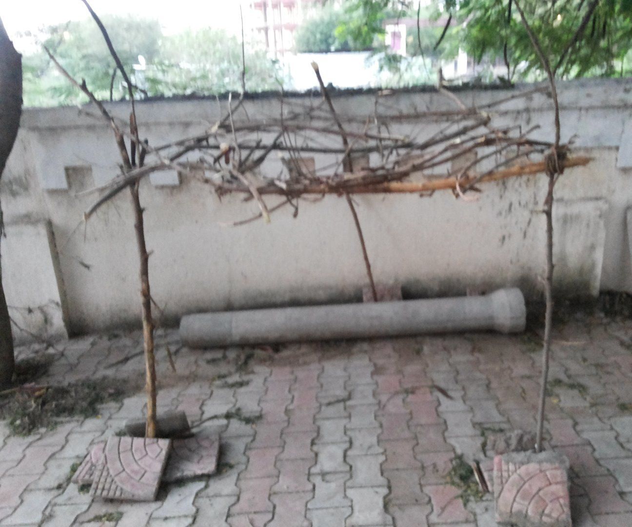 Outdoor Picnic Hut DIY Only From Sticks