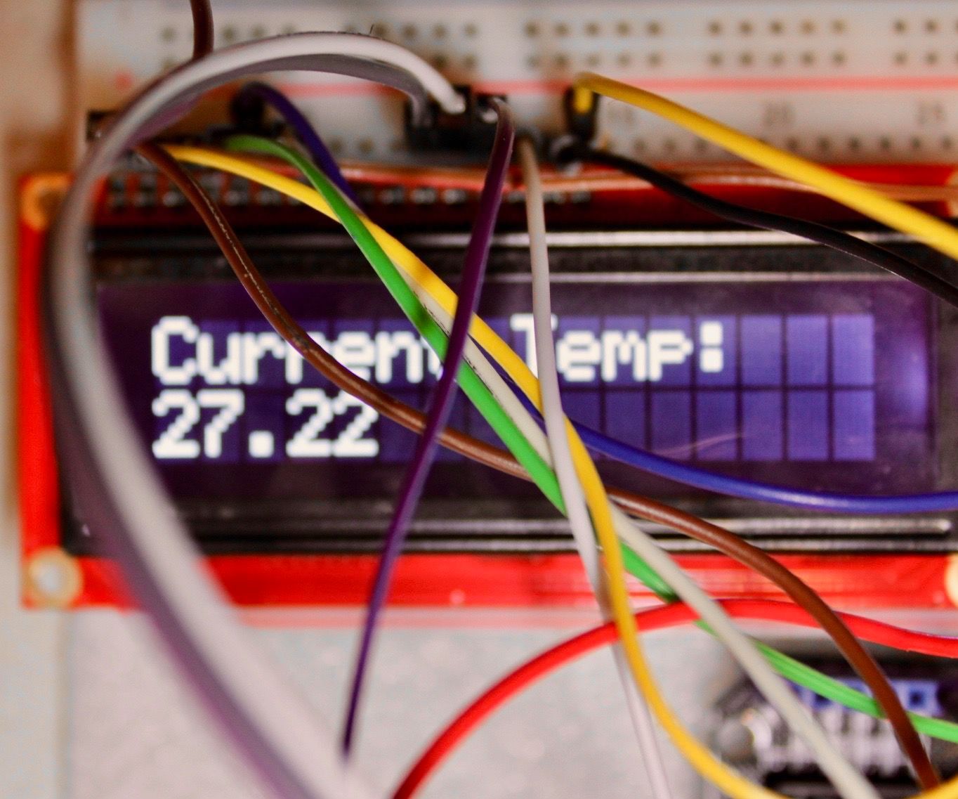 Cheap Digital Thermostat Display