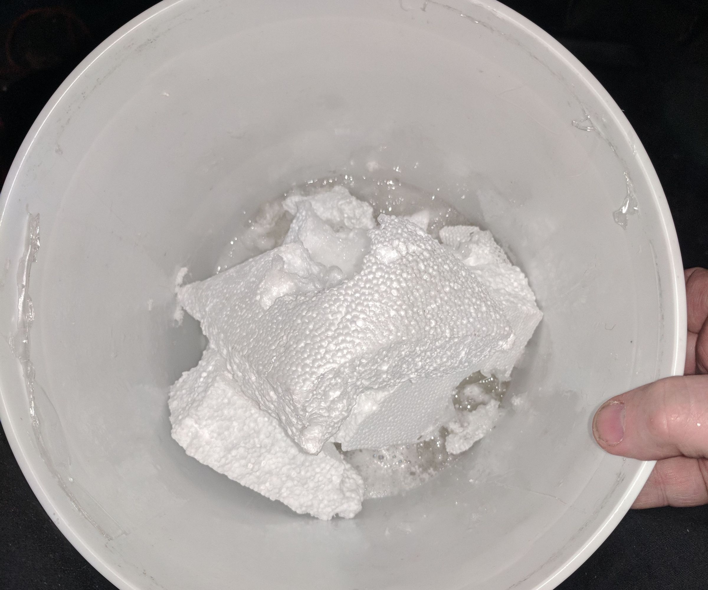 Recycling Styrofoam (EPS) Into Useable Castable Styrene Plastic at Home