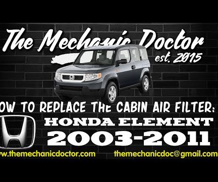 How to Replace the Cabin Air Filter : Honda Element 2003-2011 