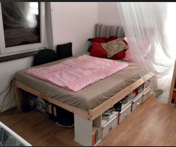 Storage Bed Ikea Hack