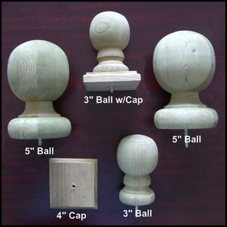 Wood Finials for Porch and Posts Enhancement