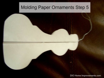 Architectural Inspired Molding Paper Ornaments
