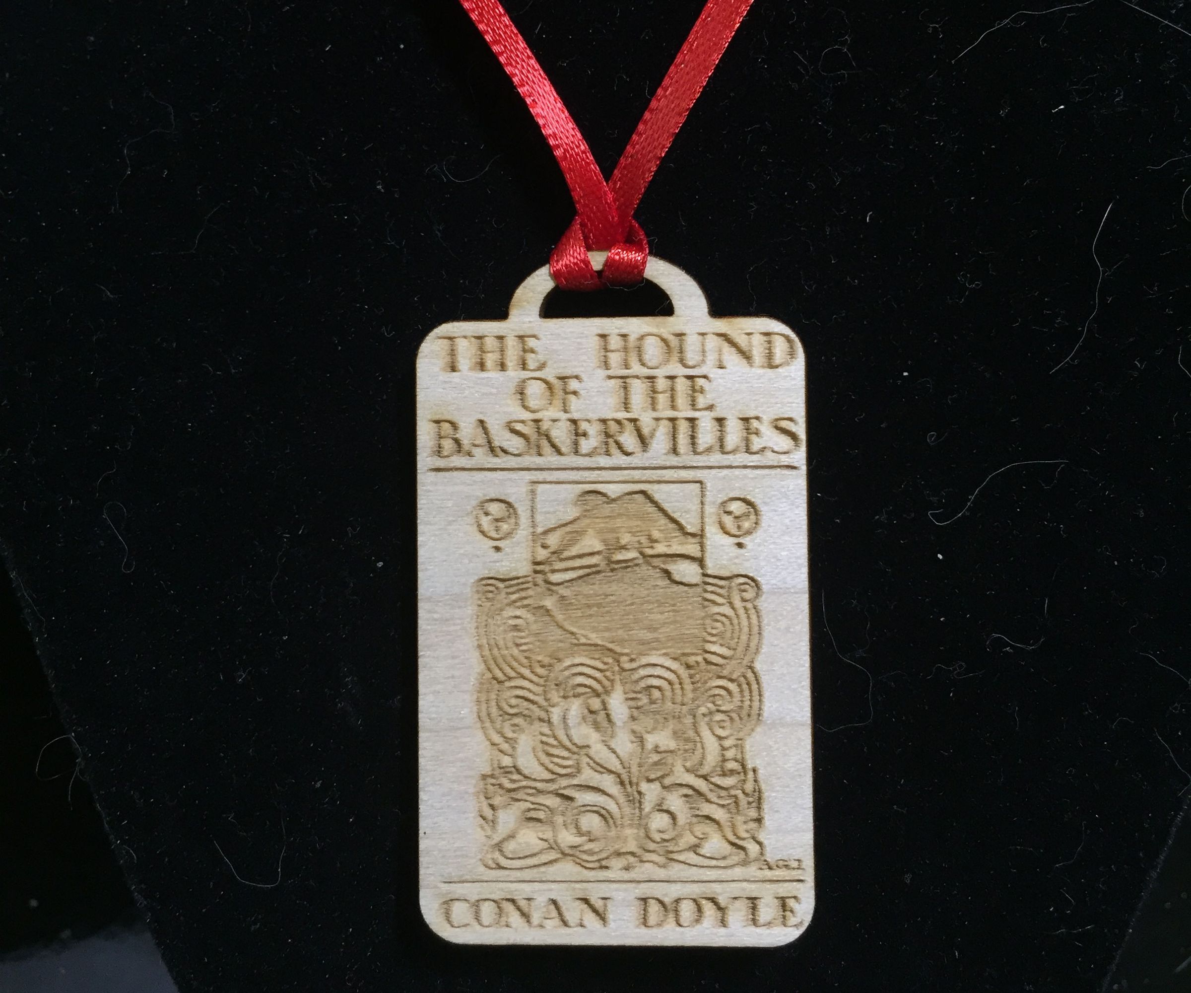 Laser-Cut Classic Literature Book Cover Necklace