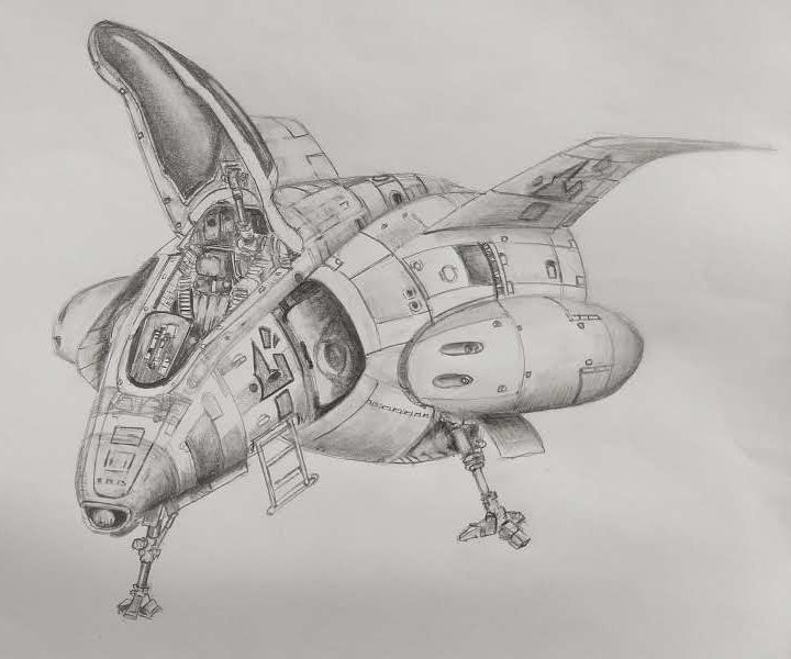 Sketching a Space Craft