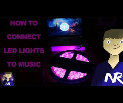 LED Lights Connected to Music