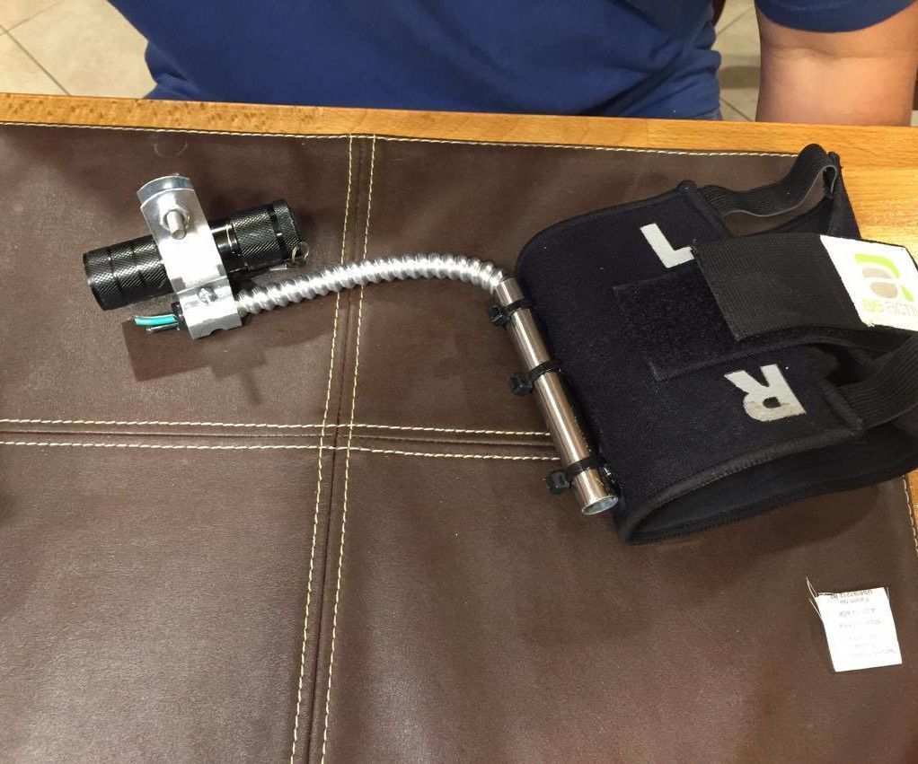 How to Make a Flashlight Arm Mount