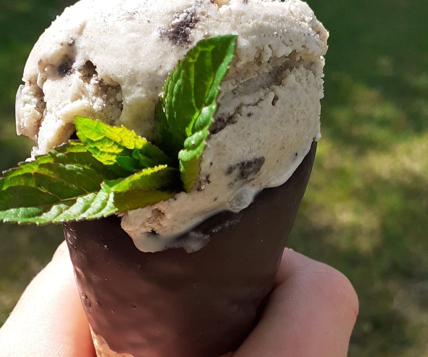 Oreo Fresh Mint Ice Cream (no Ice Cream Machine Needed)