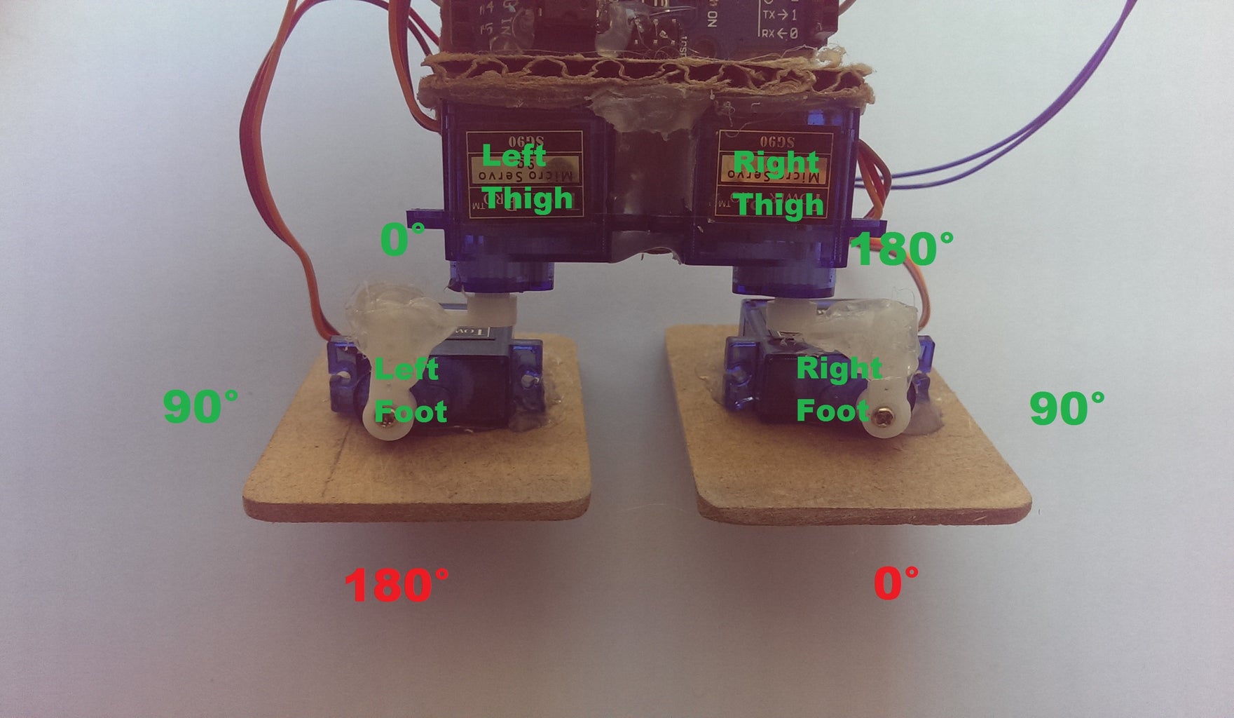 Simple Humanoid Walking and Dancing Robot (Arduino) : 9 Steps (with ...