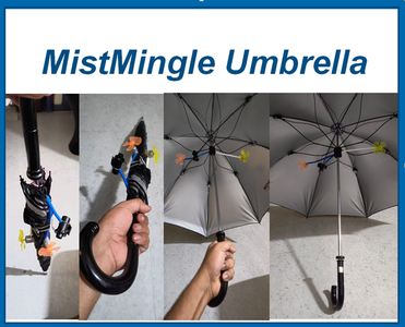 “MistMingle Umbrella: Reinventing Umbrella for Comfortable Sunny Walks”