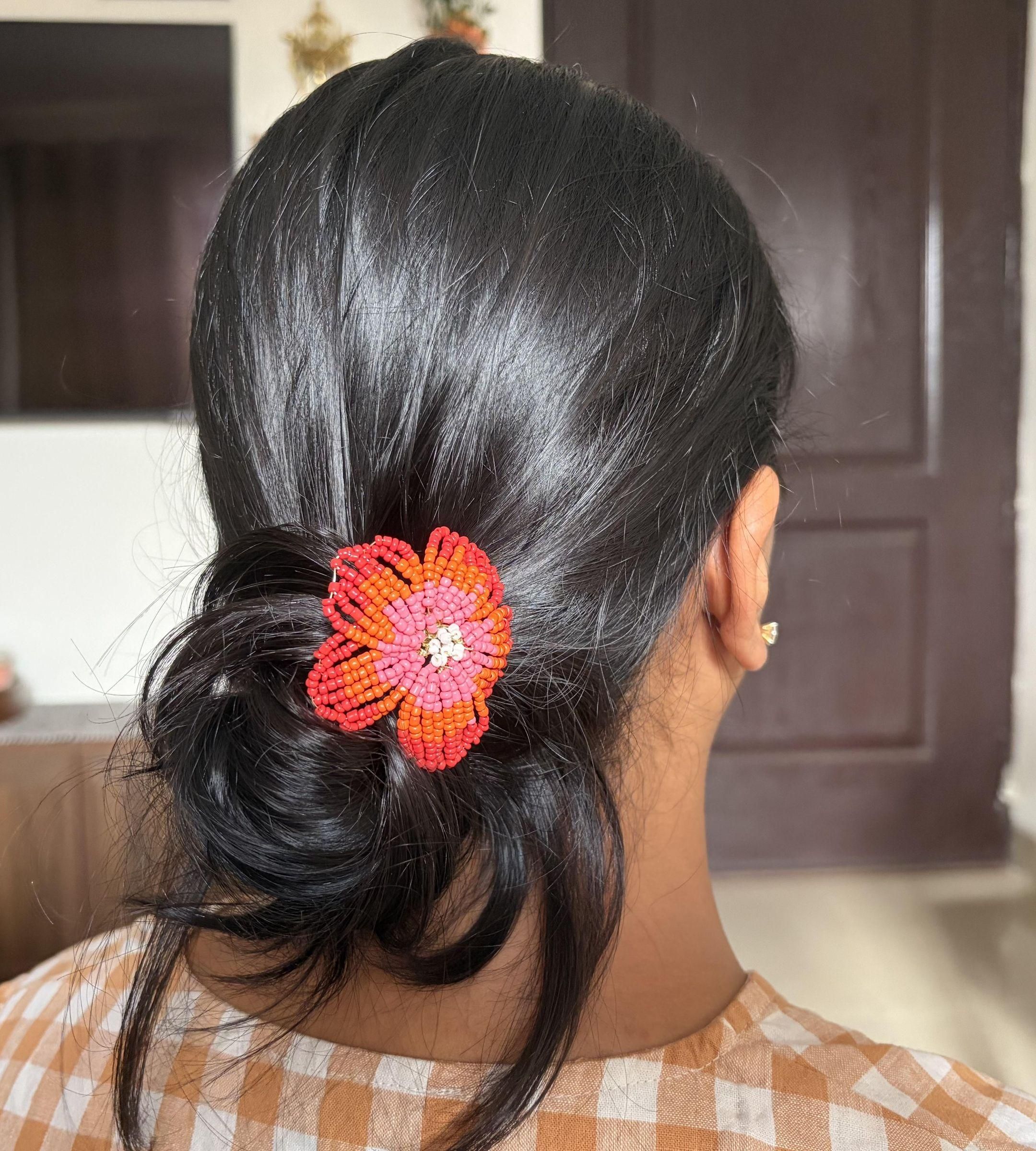 Beaded Flower Your Hair