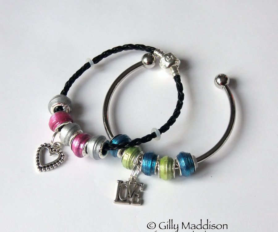 How to Finish Your European Style Paper Beads