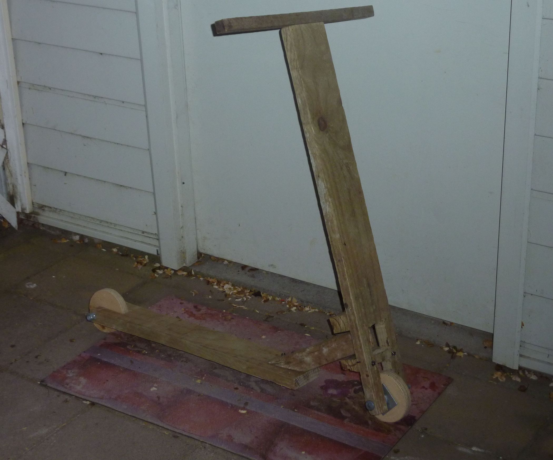 Entirely Wooden Scooter 5 Steps Instructables