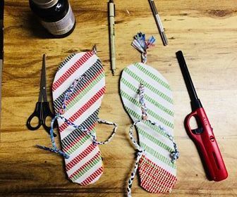 Upcycled Summer Sandals
