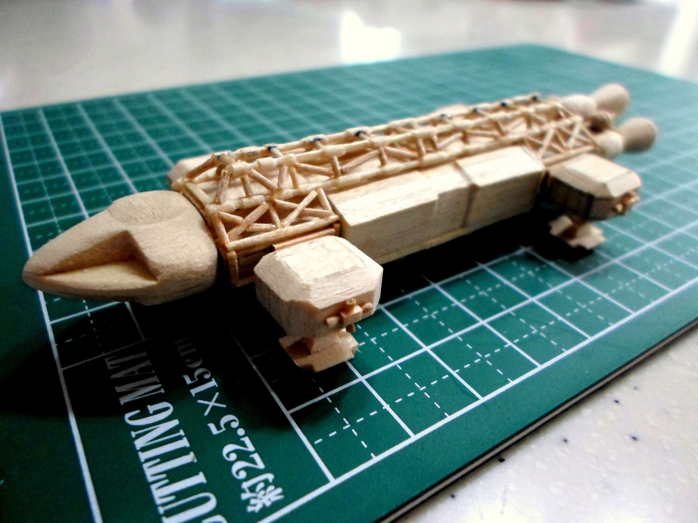 Mini Space 1999 Eagle Popsicle Stick Model