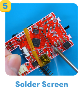 Fit and Solder the Screen