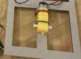 Attaching Back Wheels to Chassis 