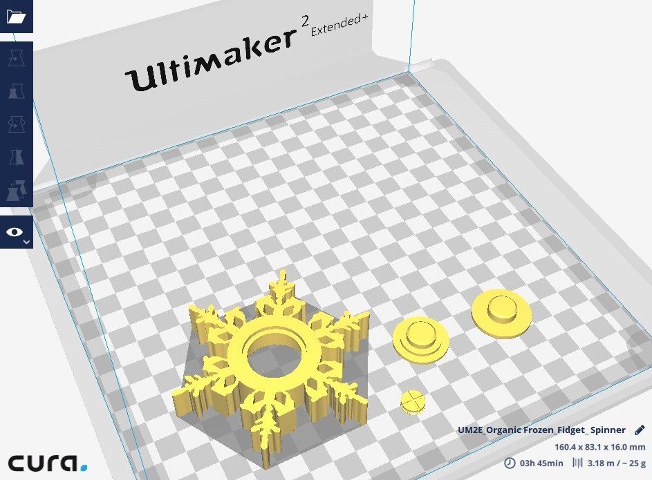Organic Crystal Fidget Spinner
