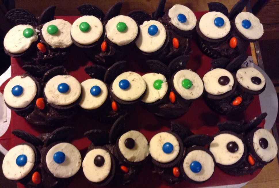 Owl Cupcakes