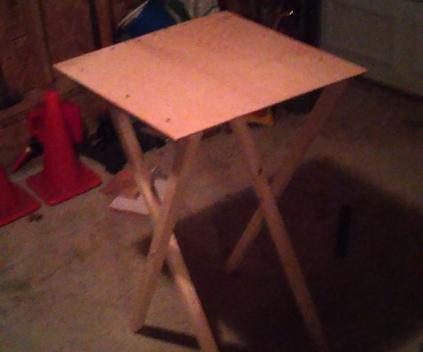 Simple Mobile Folding Work Table