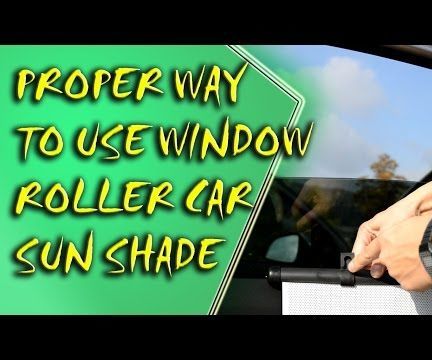 Life Hack - Use Car Sunshade Properly