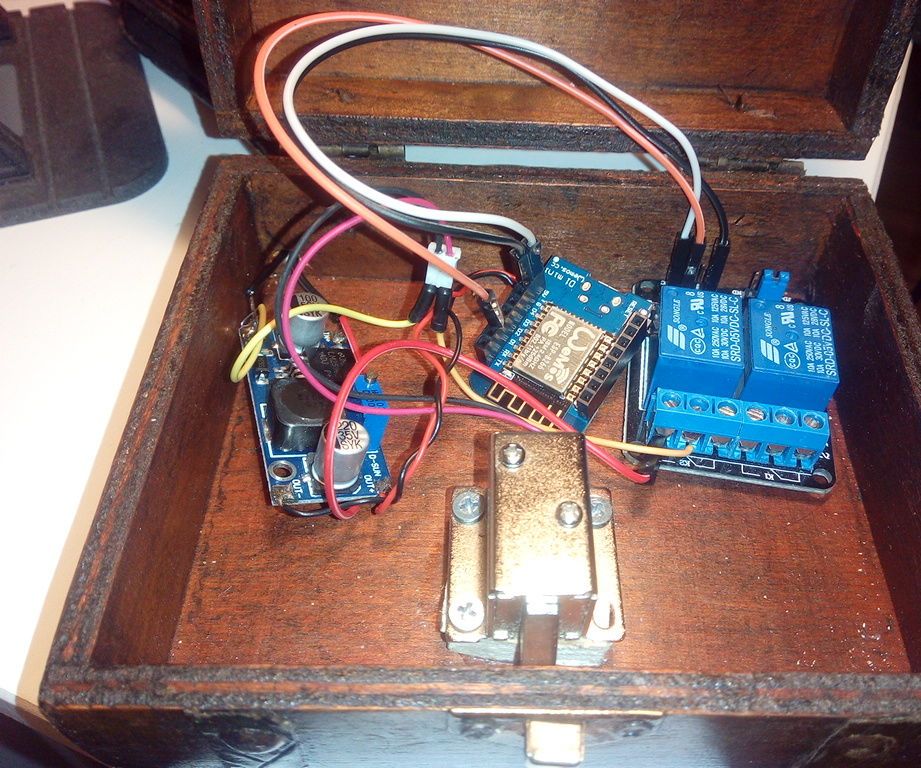 Website Controlled Lock Box
