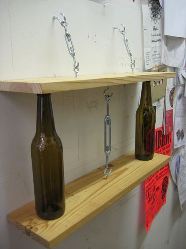 How to Hang Ten Green Wee Shelves on a Wall