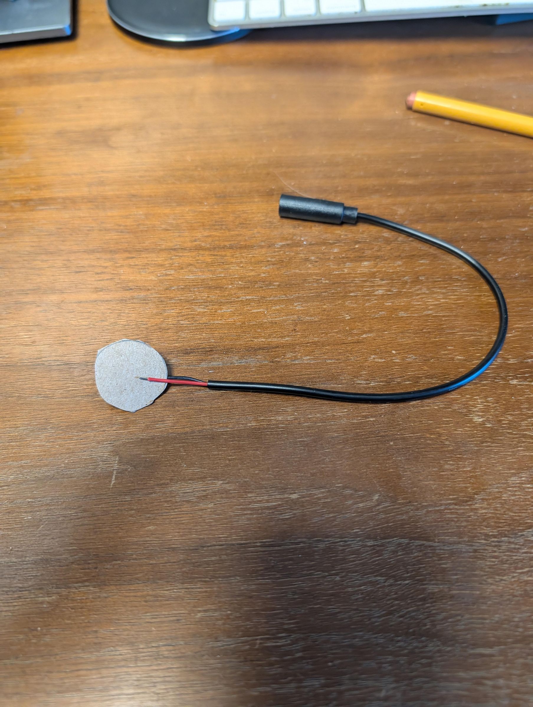 Make a "foil-wire-cardboard" Sandwich