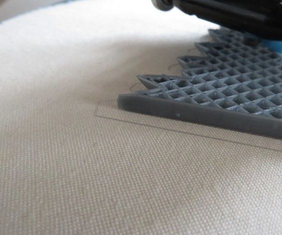 Print ABS on Jeans Textil BED (Without a Heated Bed)