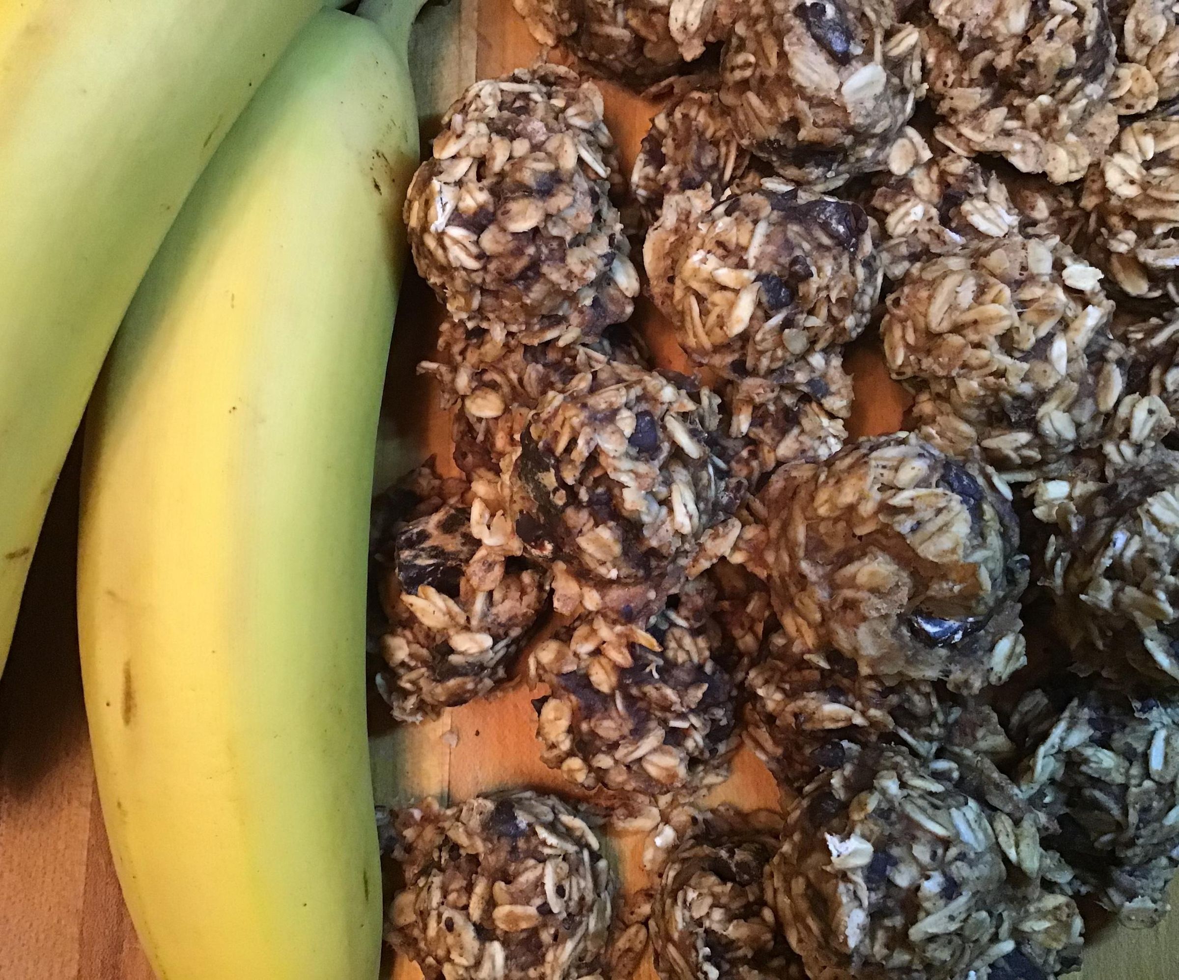 Gluten Free Breakfast Peanut Butter Banana Nuggets 