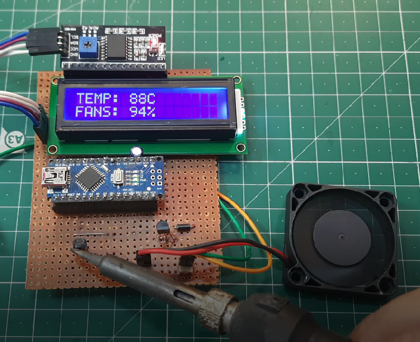 Arduino Based Temperature Controlled Fan : 9 Steps - Instructables